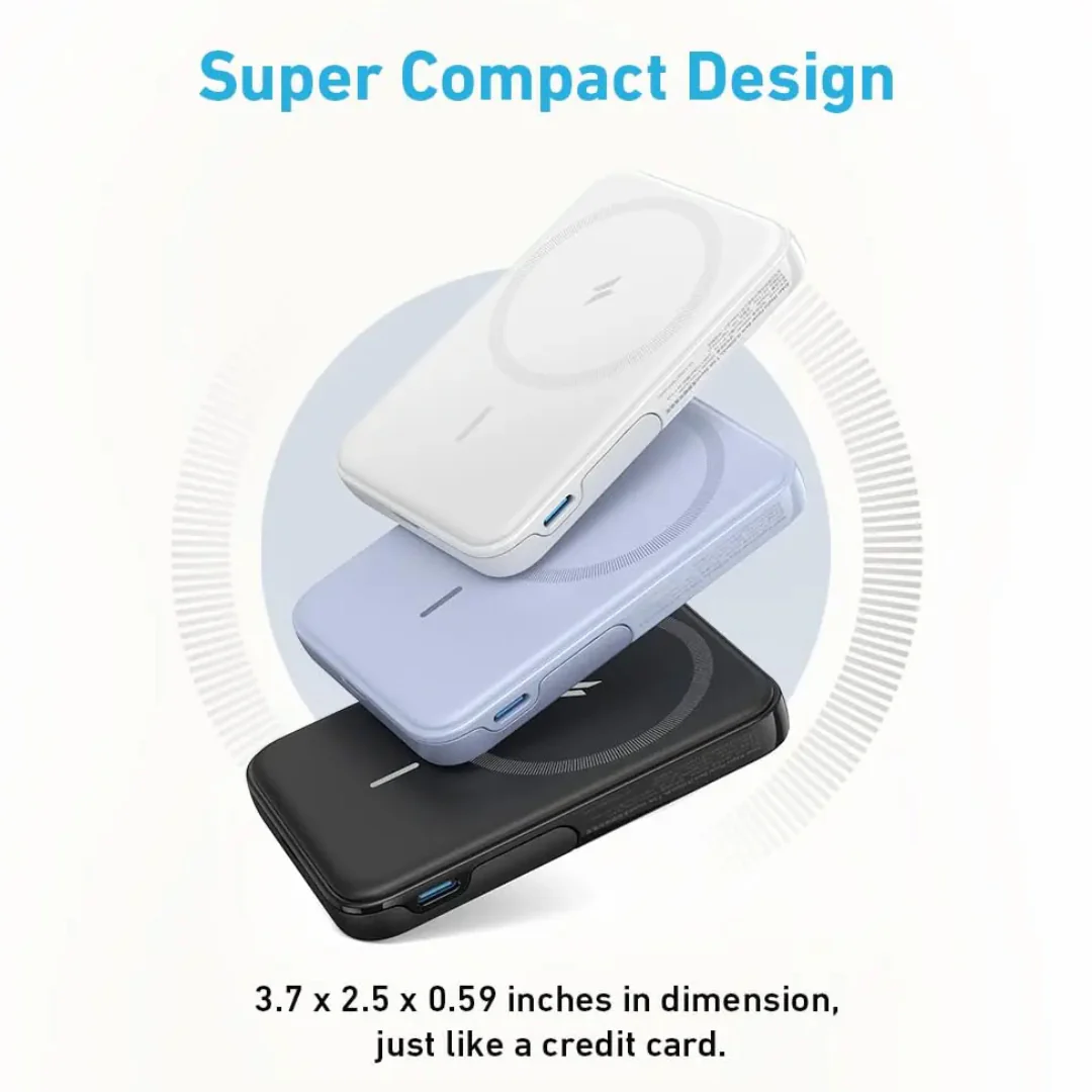 Stock promotionAnker 322 MagGo Wireless Power Bank 5000mAh 7.5W - Black | A1618G11