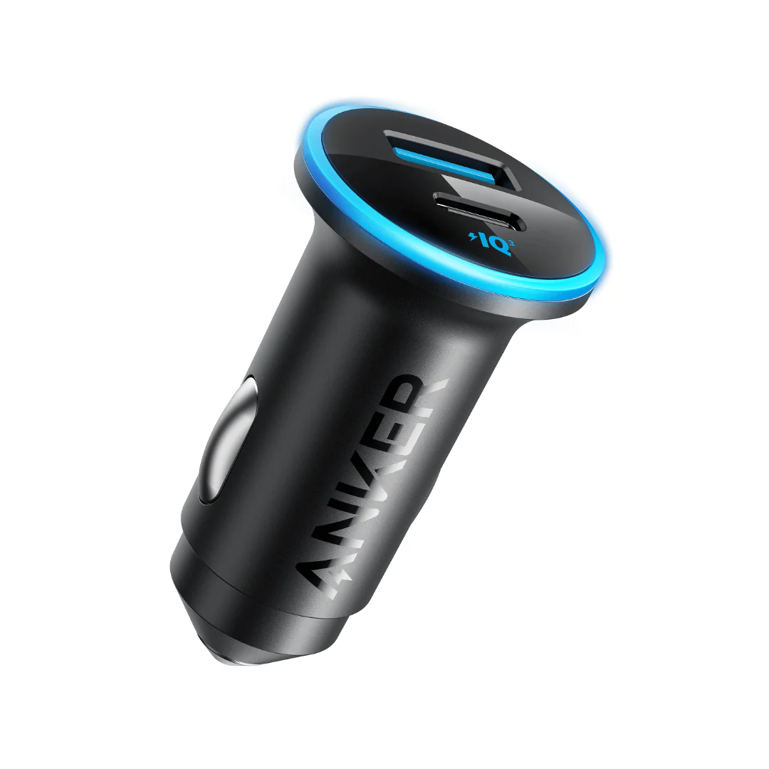 Stock promotionAnker 323 52.5W Car Charger USB C USB A - Black | A2735G11