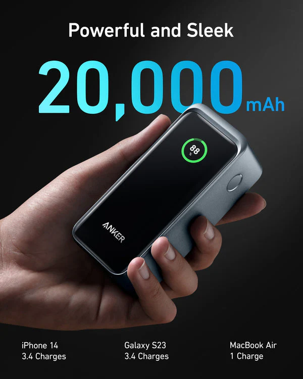 Stock promotionAnker Prime Power Bank 20000mAh 200W - Black | A1336011