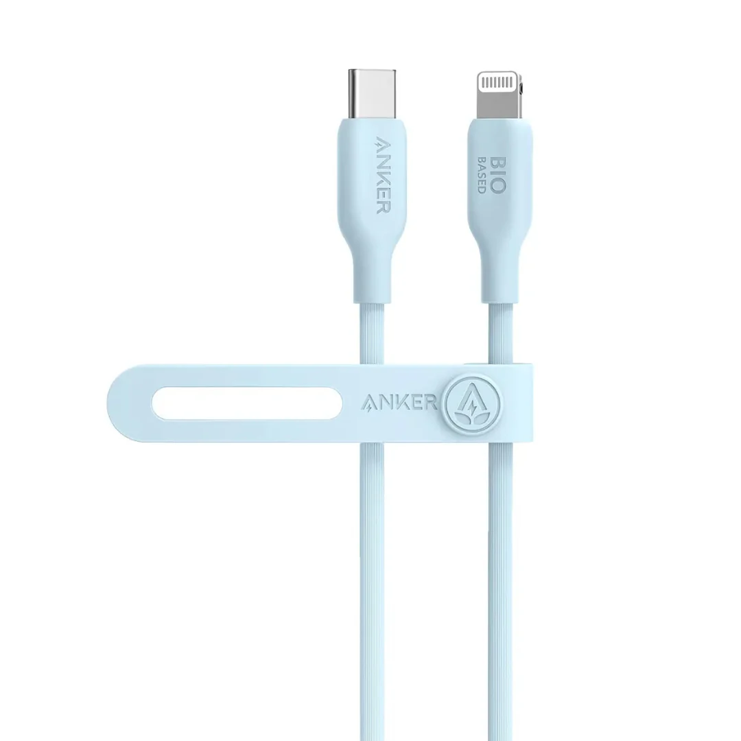 Stock promotionAnker 542 USB C to Lightning Charging Cable 90cm - Blue | A80B1H31