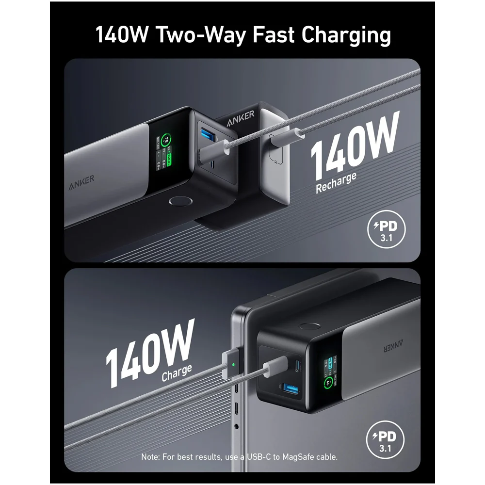 Stock promotionAnker 737 PowerCore 24000mAh 140W Power Bank | A1289011